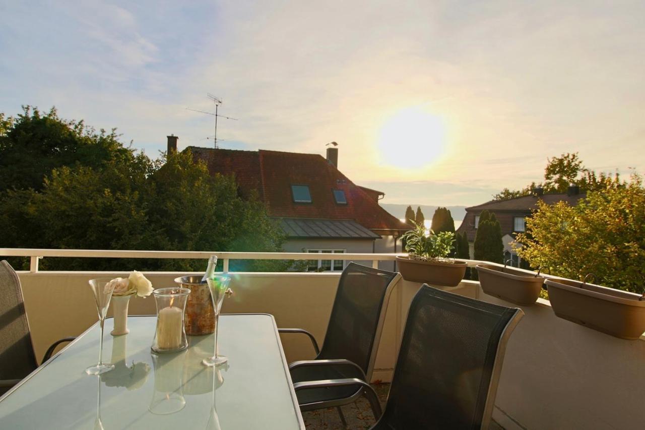 Luxus-Ferienwohnung mit Kamin und Seeblick Uberlingen Exterior foto